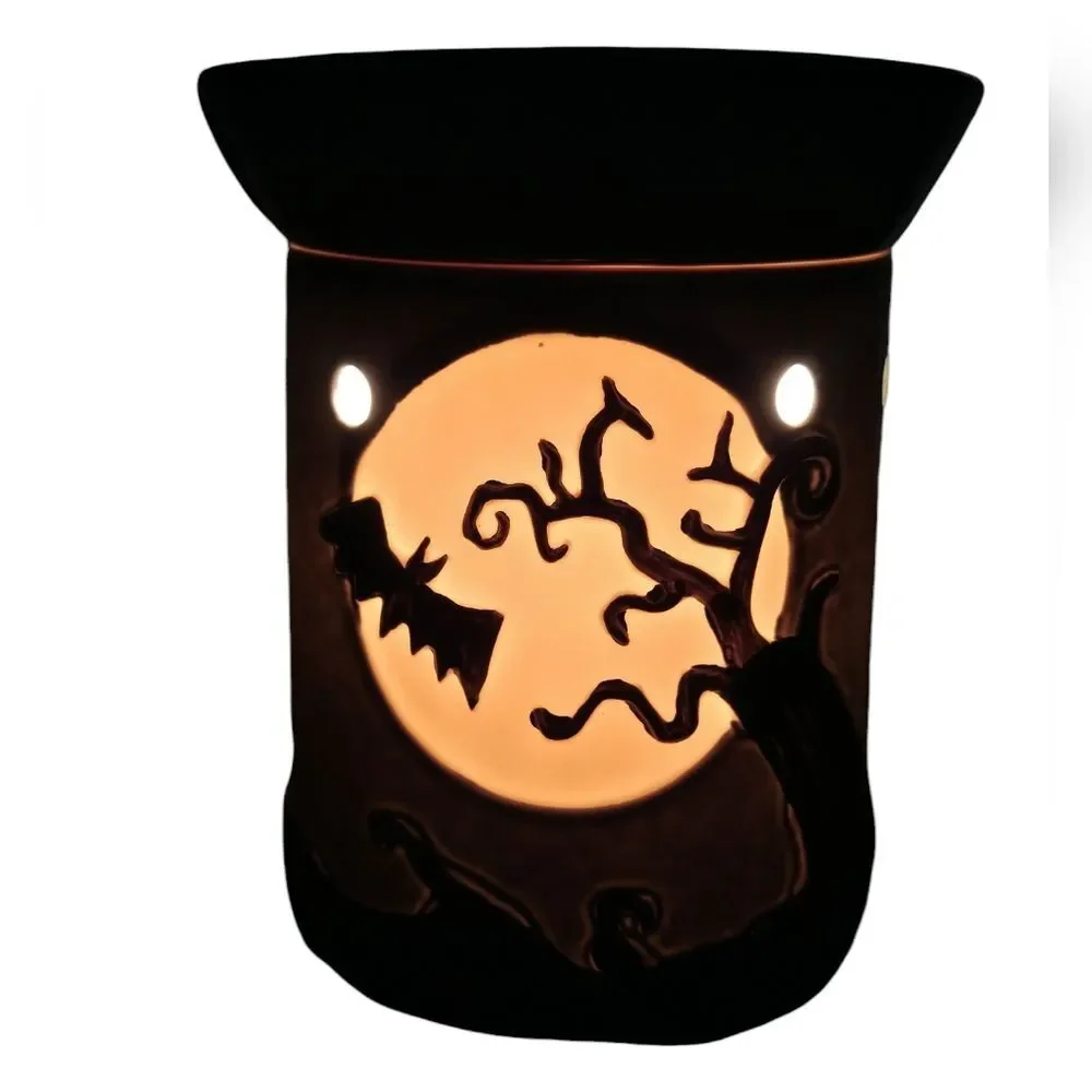 Scentsy FRIGHT NIGHT Halloween Warmer RETIRED 6x6 Full Size Originl Box USA 2010